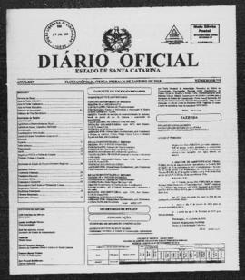 Diário Oficial do Estado de Santa Catarina. Ano 75. N° 18775 de 26/01/2010