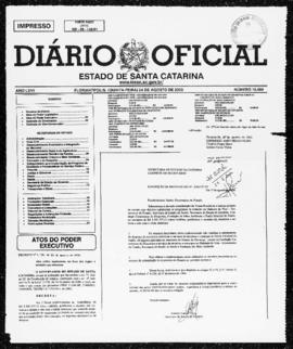 Diário Oficial do Estado de Santa Catarina. Ano 67. N° 16484 de 24/08/2000