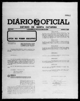 Diário Oficial do Estado de Santa Catarina. Ano 47. N° 11824 de 08/10/1981