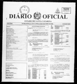 Diário Oficial do Estado de Santa Catarina. Ano 72. N° 18022 de 08/12/2006