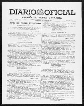 Diário Oficial do Estado de Santa Catarina. Ano 38. N° 9538 de 19/07/1972