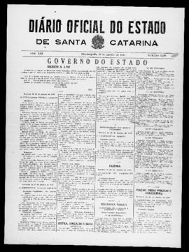 Diário Oficial do Estado de Santa Catarina. Ano 13. N° 3398 de 30/01/1947