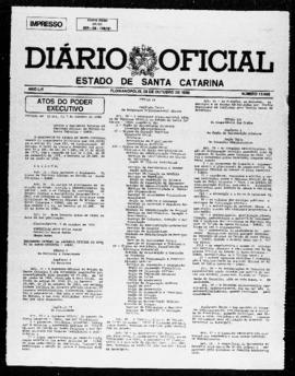 Diário Oficial do Estado de Santa Catarina. Ano 53. N° 13059 de 09/10/1986