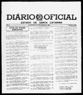 Diário Oficial do Estado de Santa Catarina. Ano 51. N° 12526 de 13/08/1984