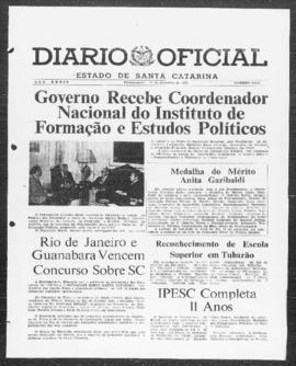 Diário Oficial do Estado de Santa Catarina. Ano 39. N° 9885 de 11/12/1973