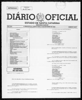 Diário Oficial do Estado de Santa Catarina. Ano 67. N° 16537 de 10/11/2000