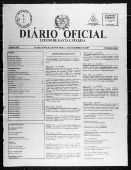 Diário Oficial do Estado de Santa Catarina. Ano 73. N° 18267 de 13/12/2007