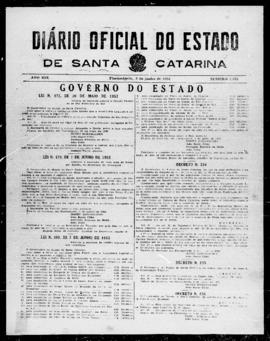 Diário Oficial do Estado de Santa Catarina. Ano 19. N° 4673 de 09/06/1952