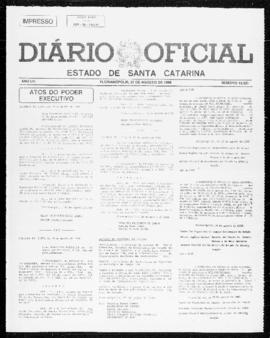 Diário Oficial do Estado de Santa Catarina. Ano 54. N° 13521 de 22/08/1988
