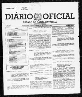 Diário Oficial do Estado de Santa Catarina. Ano 67. N° 16473 de 09/08/2000
