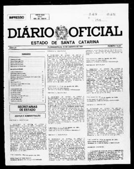 Diário Oficial do Estado de Santa Catarina. Ano 56. N° 14257 de 15/08/1991