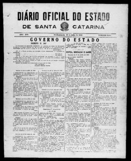 Diário Oficial do Estado de Santa Catarina. Ano 16. N° 3988 de 28/07/1949