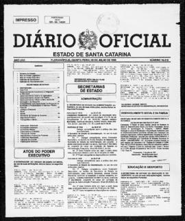Diário Oficial do Estado de Santa Catarina. Ano 66. N° 16218 de 29/07/1999