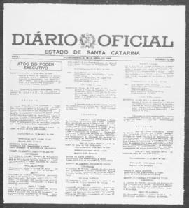 Diário Oficial do Estado de Santa Catarina. Ano 51. N° 12445 de 16/04/1984