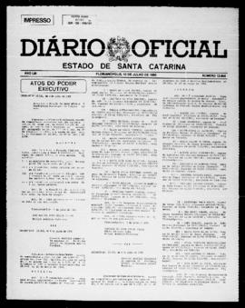 Diário Oficial do Estado de Santa Catarina. Ano 53. N° 12995 de 10/07/1986