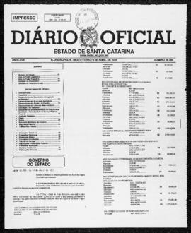 Diário Oficial do Estado de Santa Catarina. Ano 67. N° 16394 de 14/04/2000