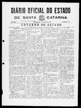Diário Oficial do Estado de Santa Catarina. Ano 21. N° 5137 de 19/05/1954