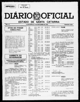 Diário Oficial do Estado de Santa Catarina. Ano 53. N° 13331 de 16/11/1987