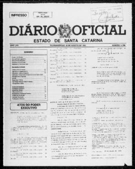 Diário Oficial do Estado de Santa Catarina. Ano 58. N° 14760 de 26/08/1993