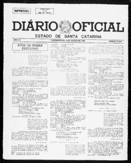 Diário Oficial do Estado de Santa Catarina. Ano 54. N° 13516 de 12/08/1988