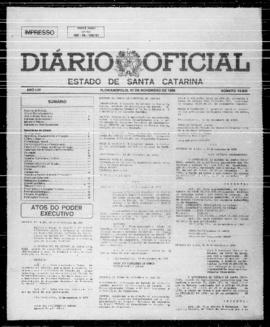 Diário Oficial do Estado de Santa Catarina. Ano 54. N° 13832 de 27/11/1989