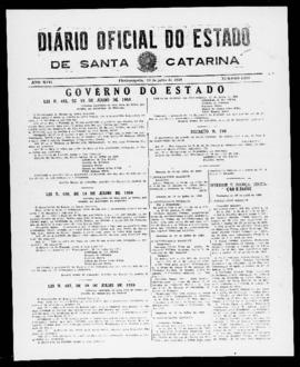 Diário Oficial do Estado de Santa Catarina. Ano 17. N° 4219 de 18/07/1950