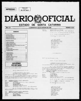Diário Oficial do Estado de Santa Catarina. Ano 57. N° 14557 de 29/10/1992