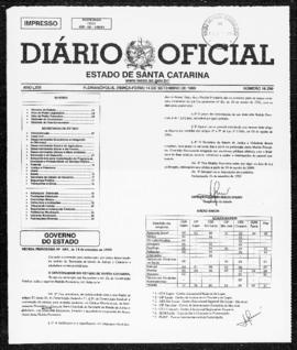Diário Oficial do Estado de Santa Catarina. Ano 66. N° 16250 de 14/09/1999
