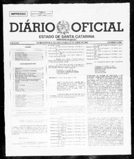 Diário Oficial do Estado de Santa Catarina. Ano 69. N° 16887 de 17/04/2002