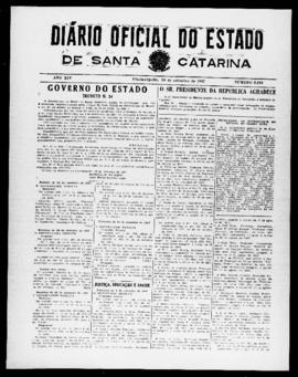 Diário Oficial do Estado de Santa Catarina. Ano 14. N° 3556 de 26/09/1947