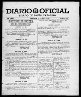 Diário Oficial do Estado de Santa Catarina. Ano 27. N° 6669 de 24/10/1960