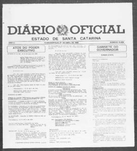 Diário Oficial do Estado de Santa Catarina. Ano 51. N° 12452 de 27/04/1984