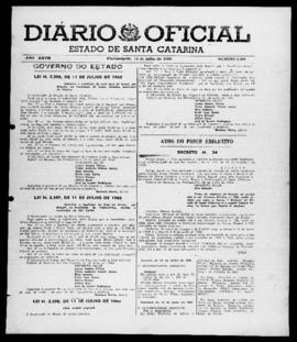 Diário Oficial do Estado de Santa Catarina. Ano 27. N° 6600 de 14/07/1960