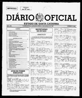 Diário Oficial do Estado de Santa Catarina. Ano 64. N° 15626 de 03/03/1997