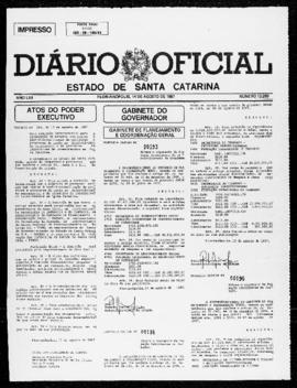 Diário Oficial do Estado de Santa Catarina. Ano 53. N° 13269 de 14/08/1987