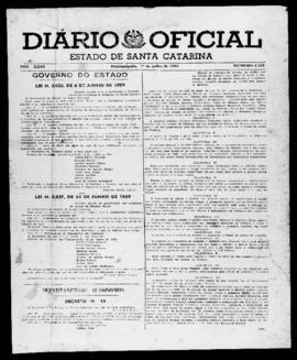 Diário Oficial do Estado de Santa Catarina. Ano 26. N° 6350 de 01/07/1959