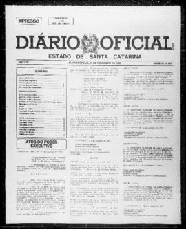 Diário Oficial do Estado de Santa Catarina. Ano 57. N° 14562 de 09/11/1992