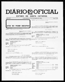 Diário Oficial do Estado de Santa Catarina. Ano 44. N° 11118 de 30/11/1978
