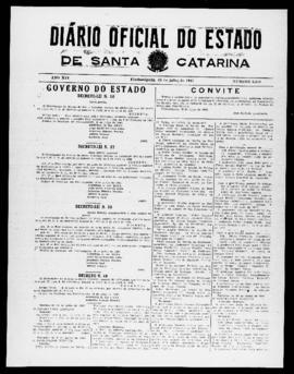 Diário Oficial do Estado de Santa Catarina. Ano 14. N° 3510 de 21/07/1947