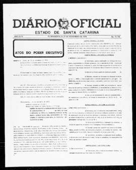 Diário Oficial do Estado de Santa Catarina. Ano 44. N° 11115 de 27/11/1978
