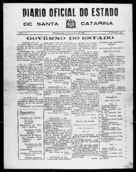 Diário Oficial do Estado de Santa Catarina. Ano 2. N° 421 de 16/08/1935
