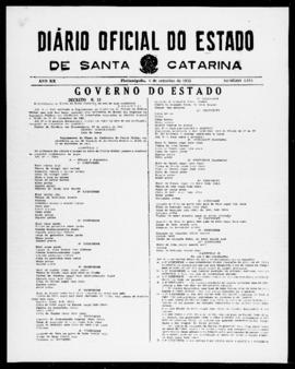 Diário Oficial do Estado de Santa Catarina. Ano 20. N° 4974 de 04/09/1953