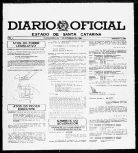 Diário Oficial do Estado de Santa Catarina. Ano 51. N° 12545 de 11/09/1984