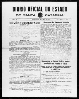 Diário Oficial do Estado de Santa Catarina. Ano 5. N° 1213 de 23/05/1938