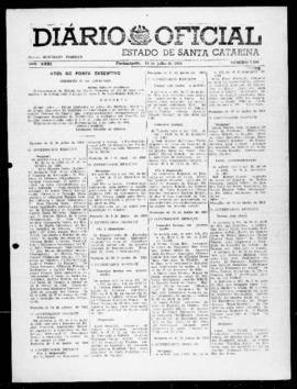 Diário Oficial do Estado de Santa Catarina. Ano 31. N° 7599 de 16/07/1964