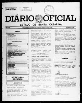 Diário Oficial do Estado de Santa Catarina. Ano 62. N° 15238 de 02/08/1995