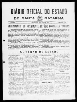 Diário Oficial do Estado de Santa Catarina. Ano 21. N° 5203 de 26/08/1954