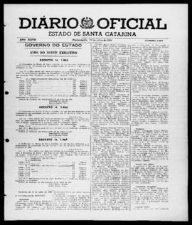 Diário Oficial do Estado de Santa Catarina. Ano 27. N° 6609 de 27/07/1960