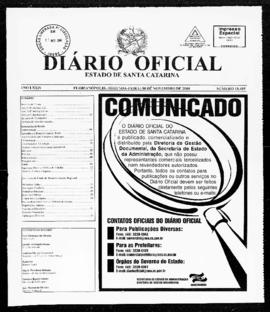 Diário Oficial do Estado de Santa Catarina. Ano 74. N° 18485 de 10/11/2008
