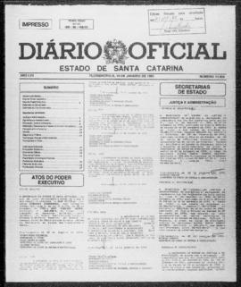 Diário Oficial do Estado de Santa Catarina. Ano 57. N° 14609 de 19/01/1993